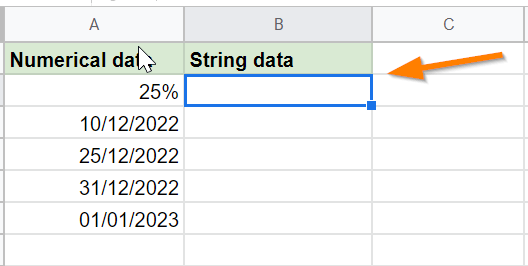 How to Convert Numbers to Strings in Google Sheets